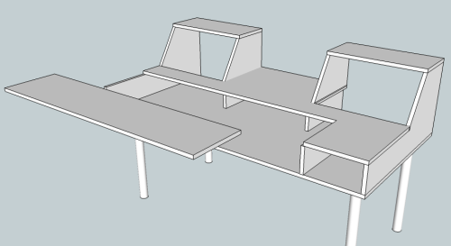 Building My Own Studio Furniture Keys Synths Samplers